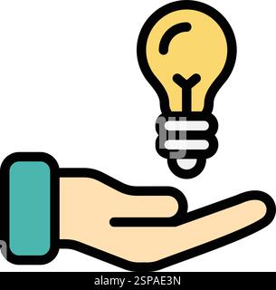 Solution Vector Icon Design Illustration Stock Vector