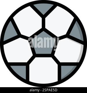 Football Vector Icon Design Illustration Stock Vector
