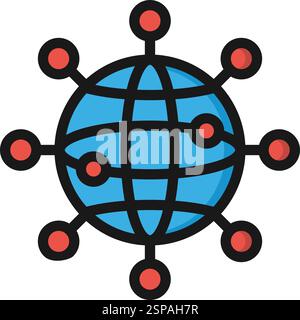 Internet Connection Vector Icon Design Illustration Stock Vector
