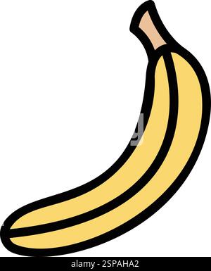 Banana Vector Icon Design Illustration Stock Vector