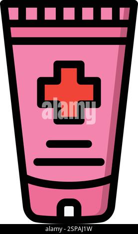 Ointment Vector Icon Design Illustration Stock Vector