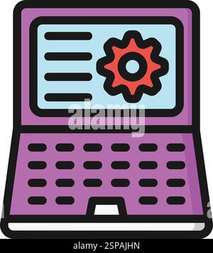 Information Management Vector Icon Design Illustration Stock Vector
