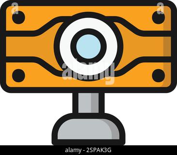 Webcam Vector Icon Design Illustration Stock Vector