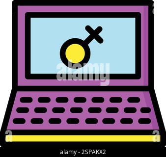 Female Vector Icon Design Illustration Stock Vector