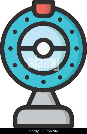 Web cam Vector Icon Design Illustration Stock Vector