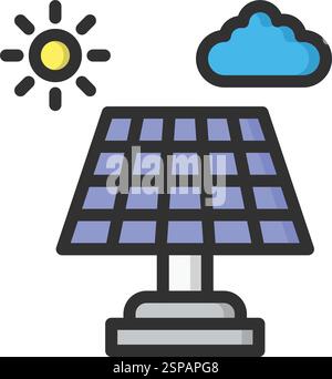 Solar system Vector Icon Design Illustration Stock Vector