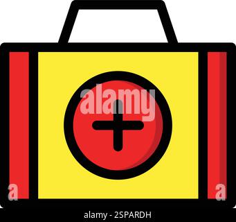Medical kit Vector Icon Design Illustration Stock Vector