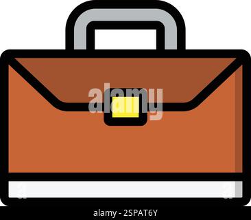 Briefcase Vector Icon Design Illustration Stock Vector