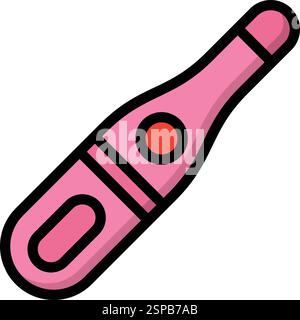Thermometer Vector Icon Design Illustration Stock Vector
