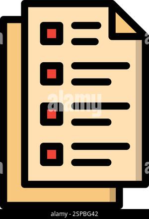 Files Vector Icon Design Illustration Stock Vector