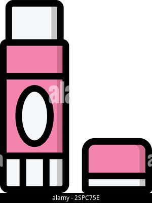 Glue Stick Vector Icon Design Illustration Stock Vector