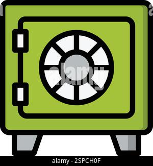 Storage Vector Icon Design Illustration Stock Vector