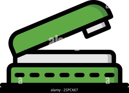 Stapler Vector Icon Design Illustration Stock Vector