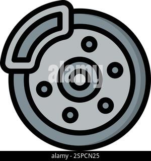 Disc break Vector Icon Design Illustration Stock Vector