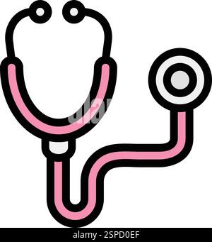 Stethoscope Vector Icon Design Illustration Stock Vector