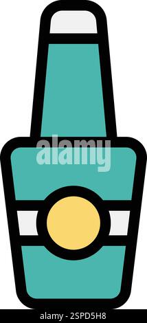 Nail polish Vector Icon Design Illustration Stock Vector