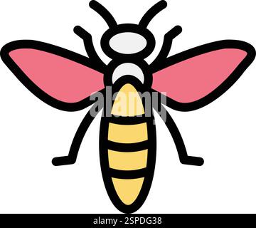 Insect Vector Icon Design Illustration Stock Vector