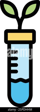 Botany Vector Icon Design Illustration Stock Vector