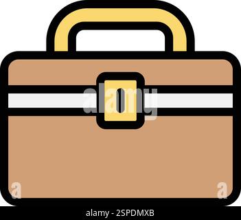 Makeup kit Vector Icon Design Illustration Stock Vector