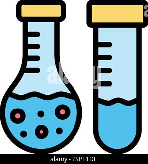 Lab test Vector Icon Design Illustration Stock Vector