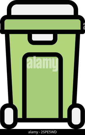 Recycle bin Vector Icon Design Illustration Stock Vector