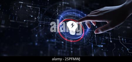 Innovation Concept: Driving Change and Growth Through Creative Solutions and Technologies. Stock Photo