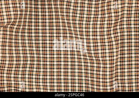 Fabric plaid texture. Cloth background. Fabric texture background. Stock Photo