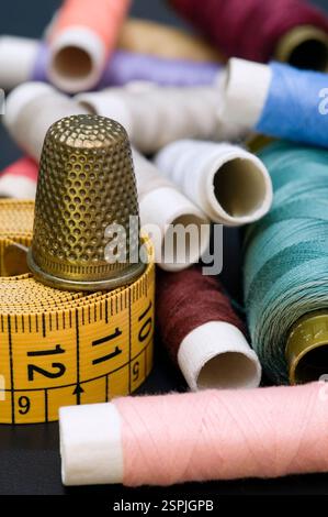 Sewing tools Stock Photo