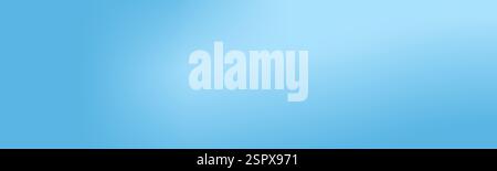 Abstract blue background. Soft gradient from light blue to blue creates a sense of depth and calmness. Gradient with ombre effect. Stock Photo