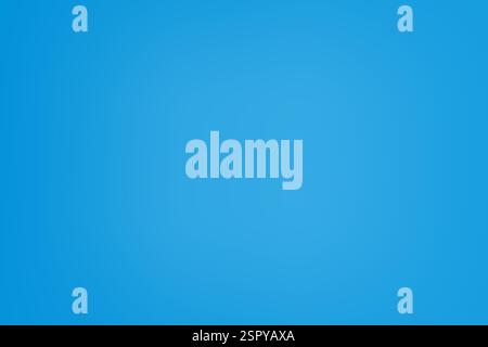 Abstract blue background. Soft gradient from light blue to blue creates a sense of depth and calmness. Gradient with ombre effect. Stock Photo