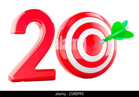 3D efficiency chart - dartboard Stock Photo - Alamy