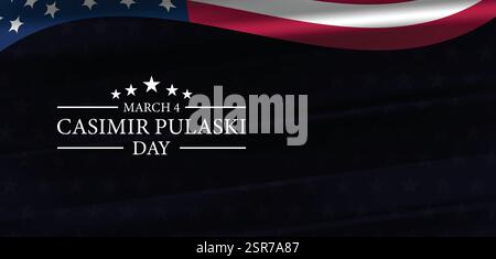 Commemorating Casimir Pulaski Day A Tribute to an American Revolutionary Stock Vector