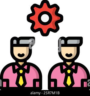 Corporate Culture Vector Icon Design Illustration Stock Vector