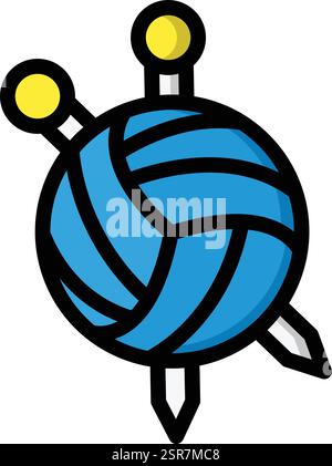 Wool Vector Icon Design Illustration Stock Vector
