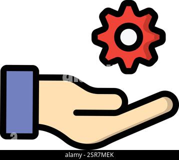 Management Vector Icon Design Illustration Stock Vector