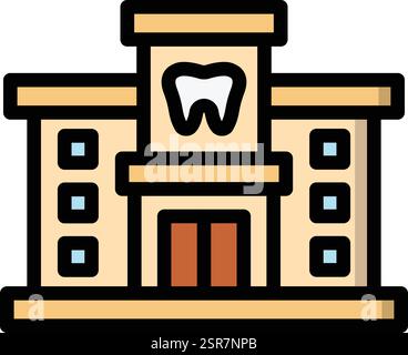 Dental Clinic Vector Icon Design Illustration Stock Vector