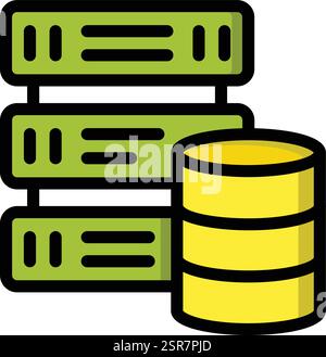 Data driven Vector Icon Design Illustration Stock Vector