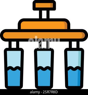 Water Filter Vector Icon Design Illustration Stock Vector