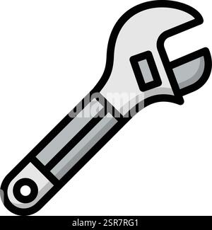 Wrench Vector Icon Design Illustration Stock Vector