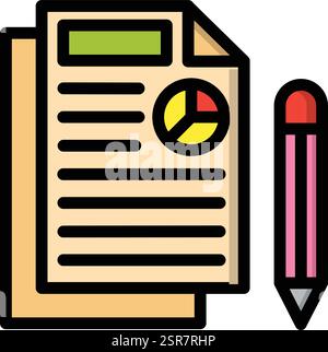 Infographic Vector Icon Design Illustration Stock Vector