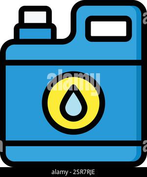 Drain Cleaner Vector Icon Design Illustration Stock Vector