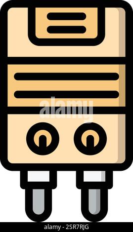 Boiler Vector Icon Design Illustration Stock Vector
