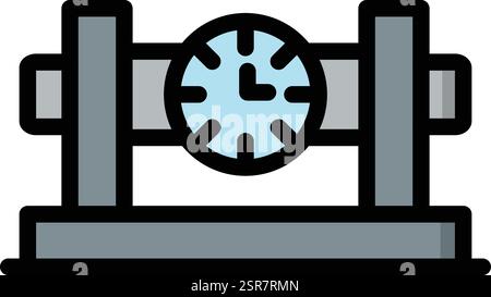 Water Meter Vector Icon Design Illustration Stock Vector