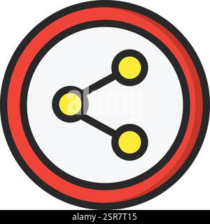 Share link Vector Icon Design Illustration Stock Vector