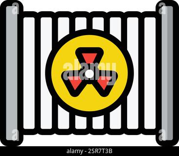 Radiator Vector Icon Design Illustration Stock Vector
