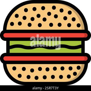 Macaroons Vector Icon Design Illustration Stock Vector