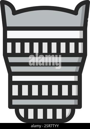 Lens Vector Icon Design Illustration Stock Vector