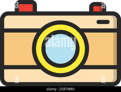 Digital camera Vector Icon Design Illustration Stock Vector