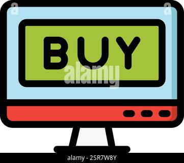 Purchase Vector Icon Design Illustration Stock Vector