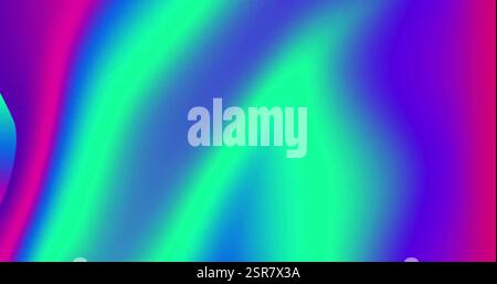 Image of moving multicoloured neon pattern background Stock Photo